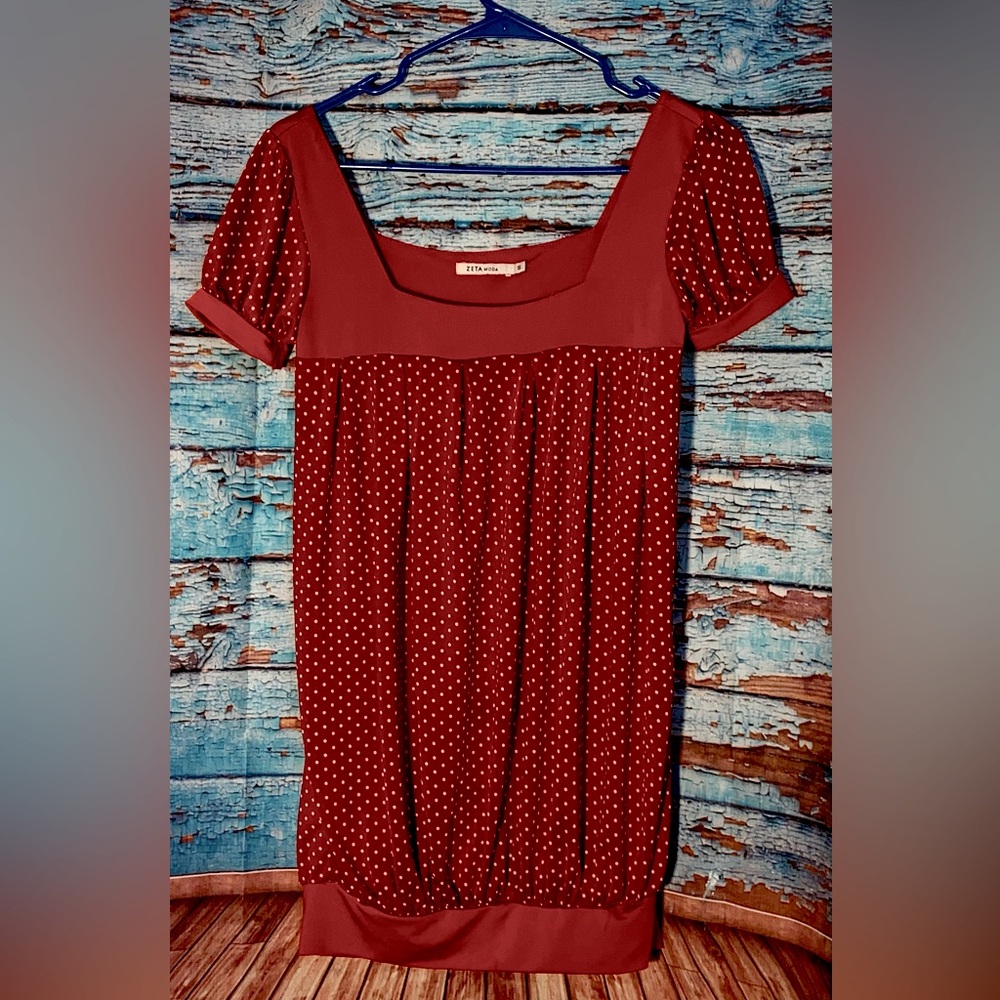 ⚜️’ZETA (MODA)’ WOMEN’S POLKA DOT BLOUSE⚜️